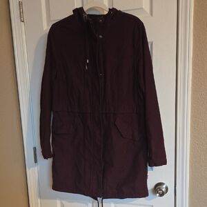 Women's Hooded Jacket - Dark Purple